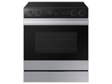 Bespoke 6.3 cu. ft. Smart Slide-In Electric Range with Smart Oven Camera & Illuminated Precision Knobs in Stainless Steel - (NSE6DG8700SRAA)