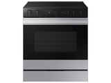 Bespoke 6.3 cu. ft. Smart Slide-In Electric Range with Smart Oven Camera & Illuminated Precision Knobs in Stainless Steel - (NSE6DG8700SRAA)