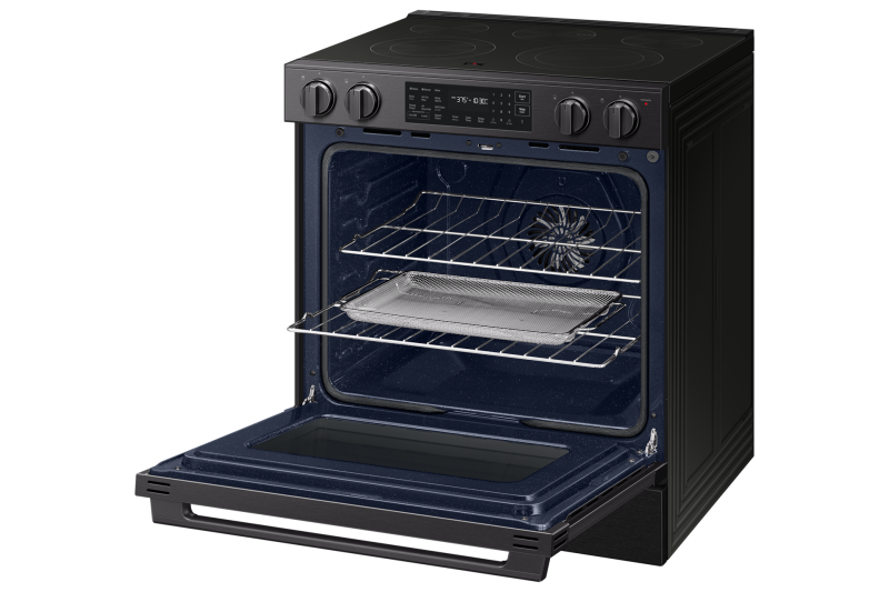 Bespoke Smart Slide-in Electric Range Pro Style Design | Air Fry Max True Convection - (NSE80H63SEAA) -