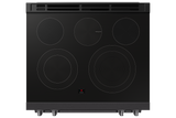 Bespoke Smart Slide-in Electric Range Pro Style Design | Air Fry Max True Convection - (NSE80H63SEAA) -