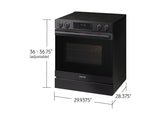 Bespoke Smart Slide-in Electric Range Pro Style Design | Air Fry Max True Convection - (NSE80H63SEAA) -