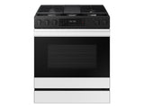 Bespoke 6.0 cu. ft. Smart Slide-In Gas Range with Air Fry & Precision Knobs in White Glass - (NSG6DB830012AA)