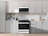 Bespoke 6.0 cu. ft. Smart Slide-In Gas Range with Air Fry & Precision Knobs in White Glass - (NSG6DB830012AA)