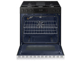 Bespoke 6.0 cu. ft. Smart Slide-In Gas Range with Air Fry & Precision Knobs in White Glass - (NSG6DB830012AA)