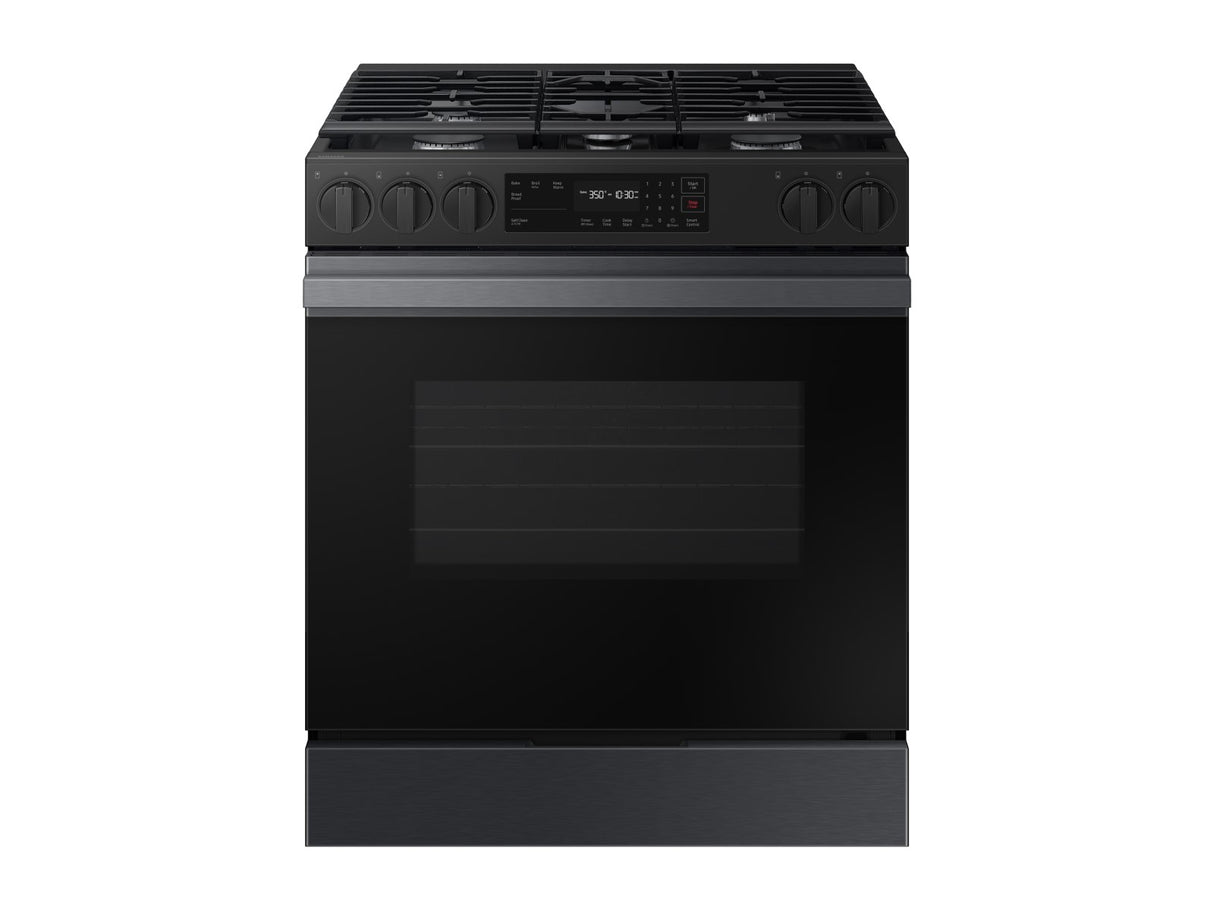 6 CU FT Bespoke Gas Slide-in w/ Saftey Knobs - (NSG6DG8100MTAA)