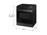 6 CU FT Bespoke Gas Slide-in w/ Saftey Knobs - (NSG6DG8100MTAA)