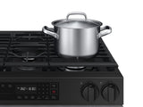 Bespoke 6.0 cu. ft. Smart Slide-In Gas Range with Precision Knobs in Stainless Steel - (NSG6DG8100SRAA)
