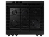 Bespoke 6.0 cu. ft. Smart Slide-In Gas Range with Precision Knobs in Stainless Steel - (NSG6DG8100SRAA)