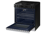 Bespoke 6.0 cu. ft. Smart Slide-In Gas Range with Precision Knobs in Stainless Steel - (NSG6DG8100SRAA)