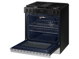 Bespoke 6.0 cu. ft. Smart Slide-In Gas Range with Air Fry & Precision Knobs in Stainless Steel - (NSG6DG8300SRAA)
