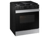 Bespoke 6.0 cu. ft. Smart Slide-In Gas Range with Air Fry & Precision Knobs in Stainless Steel - (NSG6DG8300SRAA)