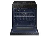 Bespoke 6.0 cu. ft. Smart Slide-In Gas Range with Air Sous Vide & Air Fry in Matte Black Steel - (NSG6DG8500MTAA)