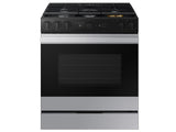 Bespoke 6.0 cu. ft. Smart Slide-In Gas Range with Air Sous Vide & Air Fry in Stainless Steel - (NSG6DG8500SRAA)