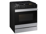 Bespoke 6.0 cu. ft. Smart Slide-In Gas Range with Air Sous Vide & Air Fry in Stainless Steel - (NSG6DG8500SRAA)