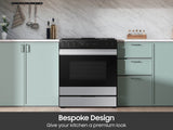 Bespoke 6.0 cu. ft. Smart Slide-In Gas Range with Smart Oven Camera & Illuminated Precision Knobs in Stainless Steel - (NSG6DG8700SRAA)