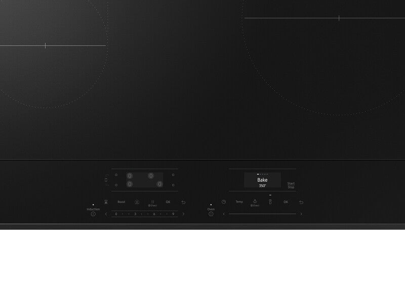 Bespoke 6.3 cu. ft. Smart Slide-In Induction Range with Anti-Scratch Glass Cooktop & Air Fry in White Glass - (NSI6DB930012AA)