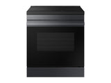Bespoke 6.3 cu. ft. Smart Slide-In Induction Range with Anti-Scratch Glass Cooktop in Matte Black Steel - (NSI6DG9100MTAA)