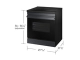Bespoke 6.3 cu. ft. Smart Slide-In Induction Range with Anti-Scratch Glass Cooktop in Matte Black Steel - (NSI6DG9100MTAA)