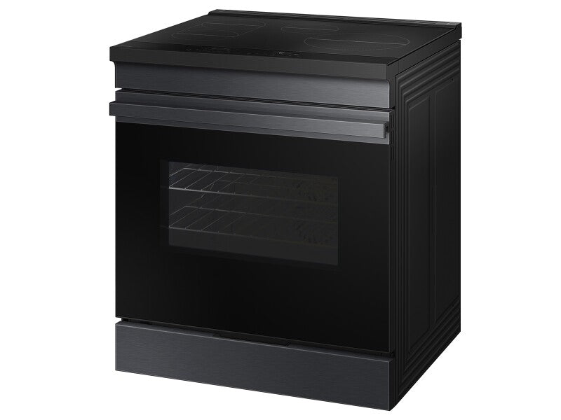 Bespoke 6.3 cu. ft. Smart Slide-In Induction Range with Anti-Scratch Glass Cooktop in Matte Black Steel - (NSI6DG9100MTAA)