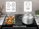 Bespoke 6.3 cu. ft. Smart Slide-In Induction Range with Anti-Scratch Glass Cooktop in Stainless Steel - (NSI6DG9100SRAA)