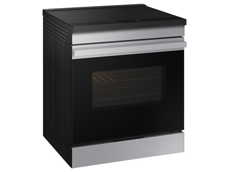 Bespoke 6.3 cu. ft. Smart Slide-In Induction Range with Anti-Scratch Glass Cooktop in Stainless Steel - (NSI6DG9100SRAA)