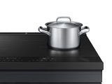 Bespoke 6.3 cu. ft. Smart Slide-In Induction Range with Ambient Edge Lighting™ & Air Sous Vide in Matte Black Steel - (NSI6DG9500MTAA)