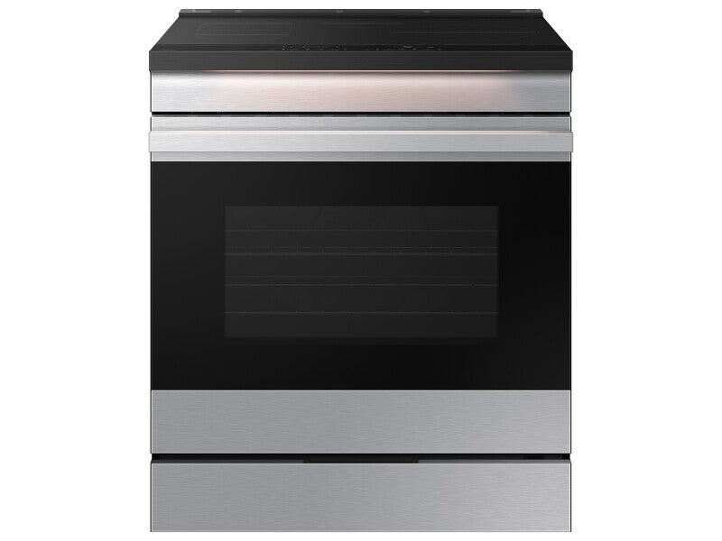 Bespoke 6.3 cu. ft. Smart Slide-In Induction Range with Ambient Edge Lighting™ & Air Sous Vide in Stainless Steel - (NSI6DG9500SRAA)