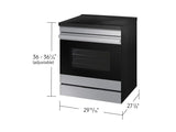 Bespoke 6.3 cu. ft. Smart Slide-In Induction Range with Ambient Edge Lighting™ & Air Sous Vide in Stainless Steel - (NSI6DG9500SRAA)