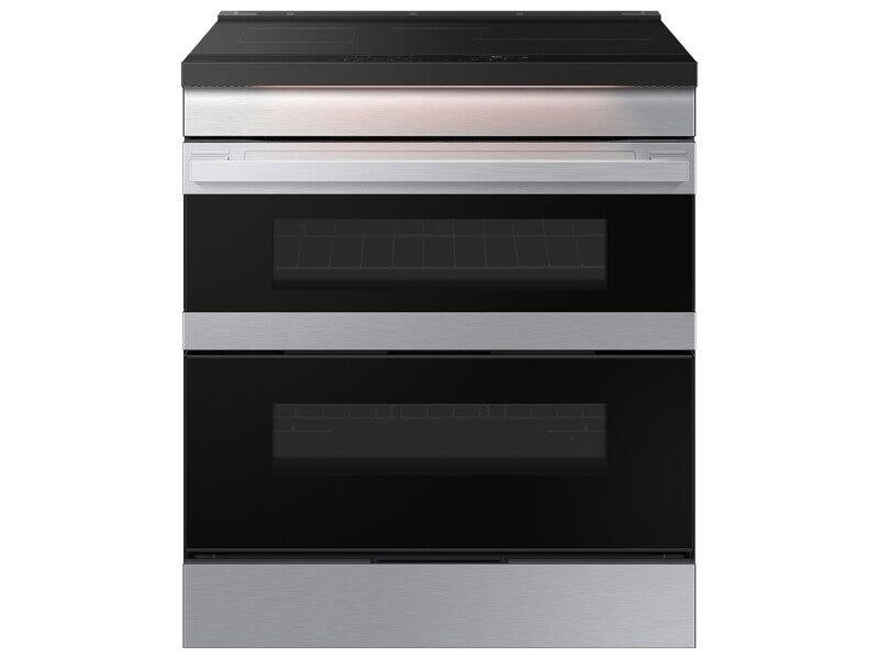 Bespoke Smart Slide-In Induction Range 6.3 cu. ft. with Flex Duo™ & Ambient Edge Lighting™ in Stainless Steel - (NSI6DG9550SRAA)