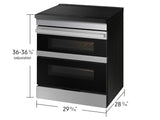 Bespoke Smart Slide-In Induction Range 6.3 cu. ft. with Flex Duo™ & Ambient Edge Lighting™ in Stainless Steel - (NSI6DG9550SRAA)