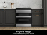 Bespoke Smart Slide-In Induction Range 6.3 cu. ft. with Flex Duo™ & Ambient Edge Lighting™ in Stainless Steel - (NSI6DG9550SRAA)