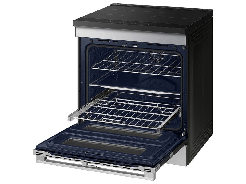 Bespoke Smart Slide-In Induction Range 6.3 cu. ft. with Flex Duo™ & Ambient Edge Lighting™ in Stainless Steel - (NSI6DG9550SRAA)