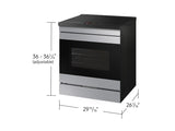 Bespoke 6.3 cu. ft. Smart Slide-In Induction Range with AI Home & Smart Oven Camera in Stainless Steel - (NSI6DG9900SRAA)
