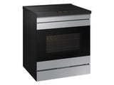 Bespoke 6.3 cu. ft. Smart Slide-In Induction Range with AI Home & Smart Oven Camera in Stainless Steel - (NSI6DG9900SRAA)