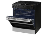 Bespoke Smart Slide-In Dual Fuel Range 6.3 cu. ft. with Flex Duo™ & Illuminated Precision Knobs in Stainless Steel - (NSY6DG8550SRAA)