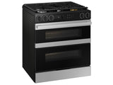 Bespoke Smart Slide-In Dual Fuel Range 6.3 cu. ft. with Flex Duo™ & Illuminated Precision Knobs in Stainless Steel - (NSY6DG8550SRAA)