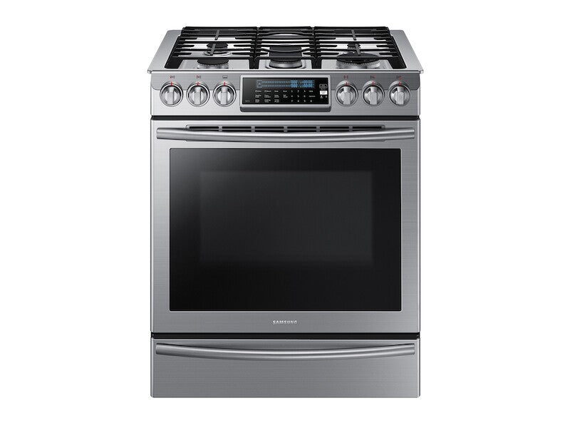 5.8 cu. ft. Slide-In Gas Range with True Convection - (NX58H9500WSAA)