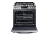 5.8 cu. ft. Slide-In Gas Range with True Convection - (NX58H9500WSAA)