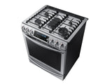 5.8 cu. ft. Slide-In Gas Range with True Convection - (NX58H9500WSAA)