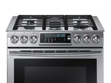 5.8 cu. ft. Slide-In Gas Range with True Convection - (NX58H9500WSAA)