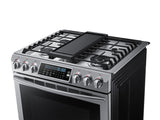 5.8 cu. ft. Slide-In Gas Range with True Convection - (NX58H9500WSAA)