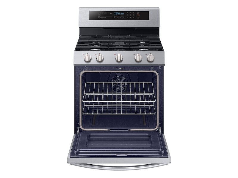 5.8 cu. ft. Freestanding Gas Range with True Convection in Stainless Steel - (NX58M6630SS) - SAMSUNG