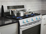 5.8 cu. ft. Freestanding Gas Range with True Convection in Stainless Steel - (NX58M6630SS) - SAMSUNG