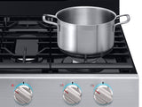 5.8 cu. ft. Freestanding Gas Range with True Convection in Stainless Steel - (NX58M6630SS) - SAMSUNG