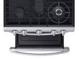 5.8 cu. ft. Freestanding Gas Range with True Convection and Steam Reheat in Black Stainless Steel - (NX58M6650WG) - SAMSUNG