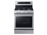 5.8 cu. ft. Freestanding Gas Range with True Convection and Steam Reheat in Stainless Steel - (NX58M6650WS) - SAMSUNG