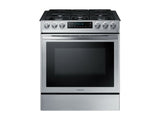 5.8 cu. ft. Slide-in Gas Range with Convection in Black Stainless Steel - (NX58R9421SG) - SAMSUNG