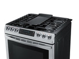 5.8 cu. ft. Slide-in Gas Range with Convection in Black Stainless Steel - (NX58R9421SG) - SAMSUNG