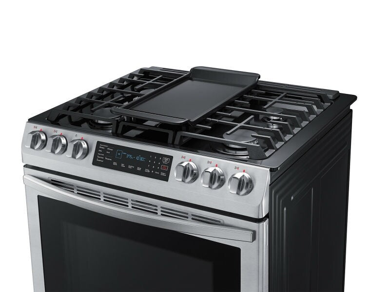 5.8 cu. ft. Slide-in Gas Range with Convection in Stainless Steel - (NX58R9421SS) - SAMSUNG