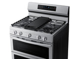 6.0 cu. ft. Smart Freestanding Gas Range with Flex Duo™, Stainless Cooktop & Air Fry in Stainless Steel - (NX60A6751SSAA)